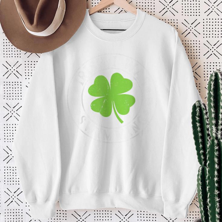 Irish I Was Swimming Shamrock St Patrick's Day Swimmer Sweatshirt Gifts for Old Women Irish I Was Swimming Shamrock St Patrick's Day Swimmer Sweatshirt Gifts for Old Women