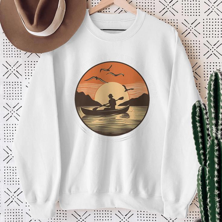 Kayak Kayaker Canoes-Boating Paddle-Life Canadier-Canoe Raglan Baseball Tee Sweatshirt Gifts for Old Women