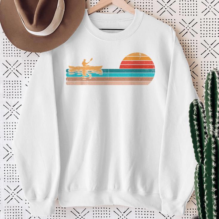 Retro Vintage For Canoeists And Paddle Sweatshirt Gifts for Old Women Retro Vintage For Canoeists And Paddle Sweatshirt Gifts for Old Women