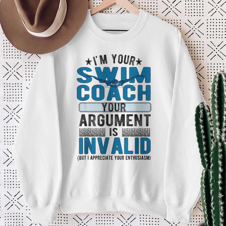 Swim Coach Swimming Coach Sweatshirt Gifts for Old Women Swim Coach Swimming Coach Sweatshirt Gifts for Old Women