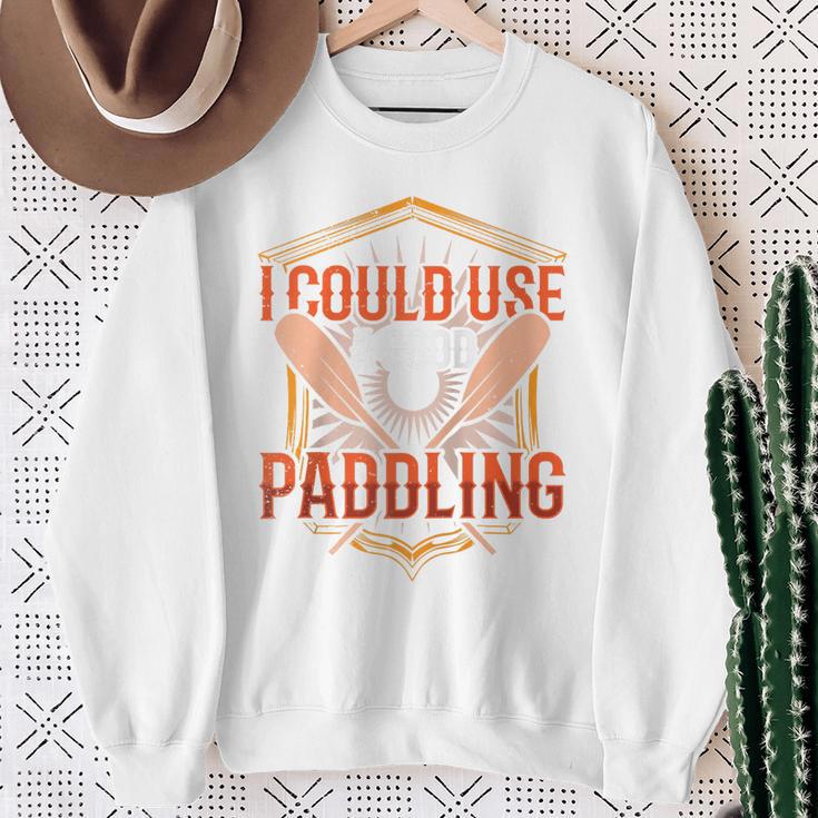 I Could Use A Good Paddling Canoe Canoeing Paddle Men Women Raglan Baseball Tee Sweatshirt Gifts for Old Women I Could Use A Good Paddling Canoe Canoeing Paddle Men Women Raglan Baseball Tee Sweatshirt Gifts for Old Women