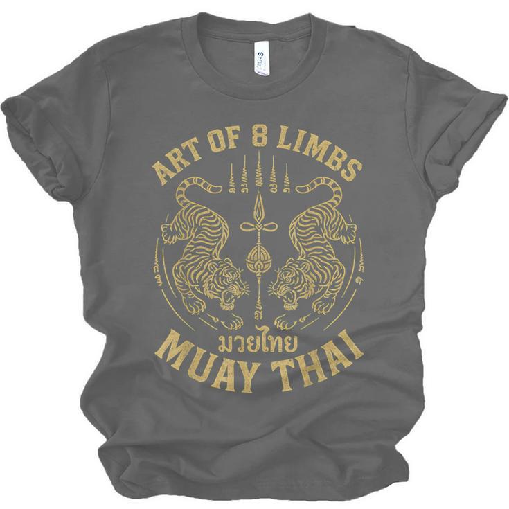 Art Of 8 Limbs MMA Tiger Muay Thai Fighter Muay Thai Unisex Jersey T-Shirt, trending gift