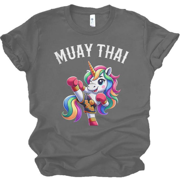 Cute Muay Thai Unicorn Unisex Jersey T-Shirt, trending gift