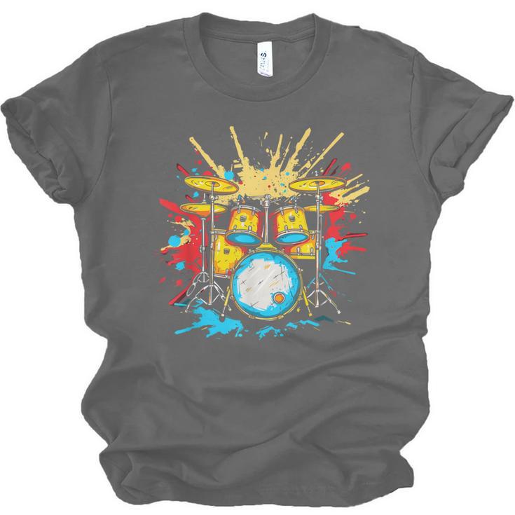 Drum Kit Steamwave Music Band Unisex Jersey T-Shirt, trending gift Drum Kit Steamwave Music Band Unisex Jersey T-Shirt, trending gift