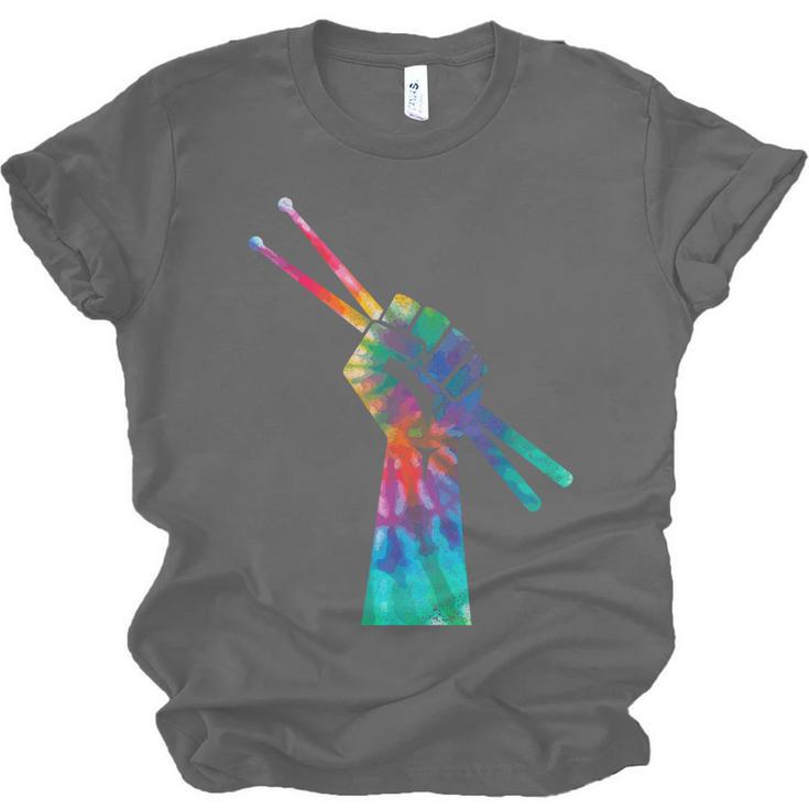 Drummer Drum Kit Tie Dye Hippie Drummer Unisex Jersey T-Shirt, trending gift Drummer Drum Kit Tie Dye Hippie Drummer Unisex Jersey T-Shirt, trending gift