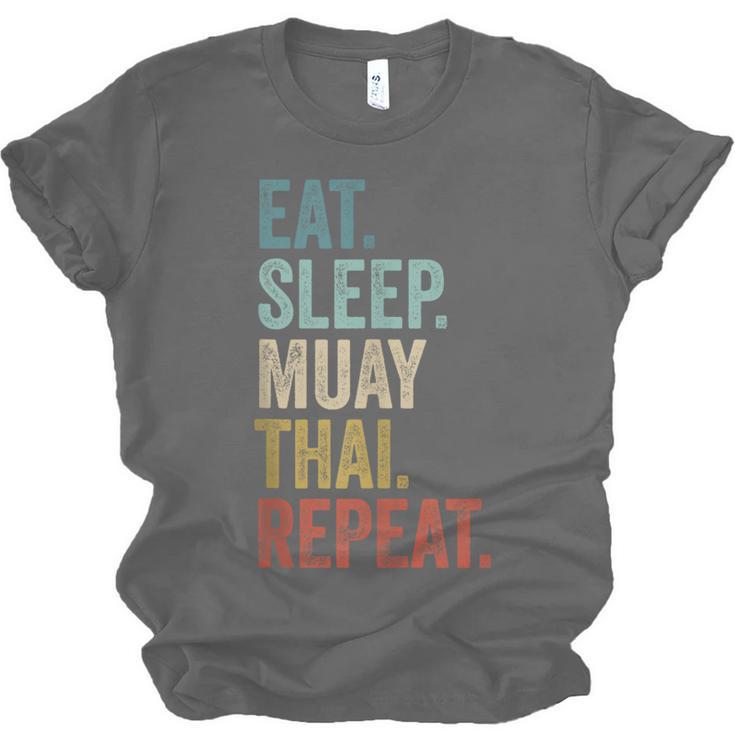 Eat Sleep Muay Thai Repeat Thai Boxing Unisex Jersey T-Shirt, trending gift