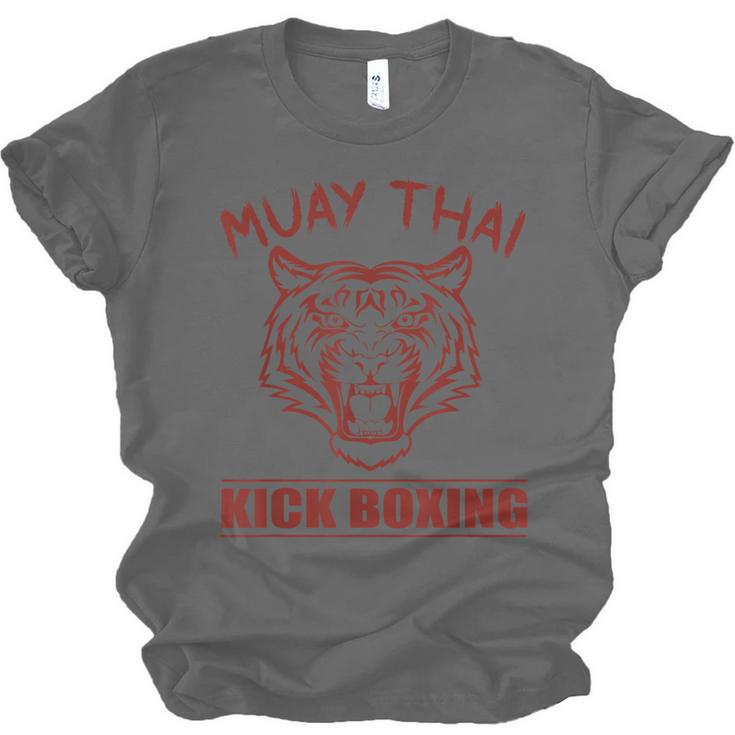 Great Muay Thai Tiger Kickboxing Martial Artist Unisex Jersey T-Shirt, trending gift
