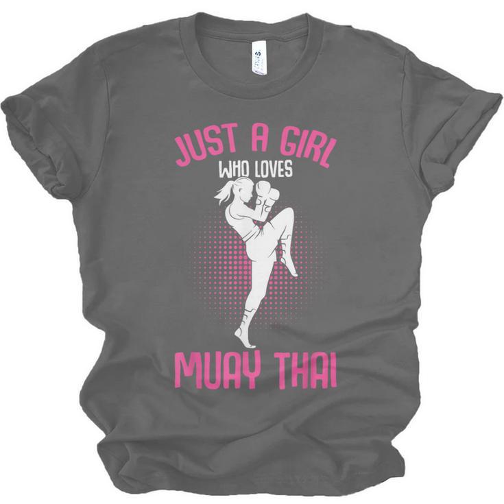 Just a Girl Who Loves Muay Thai Kids Girls Unisex Jersey T-Shirt, trending gift Just a Girl Who Loves Muay Thai Kids Girls Unisex Jersey T-Shirt, trending gift