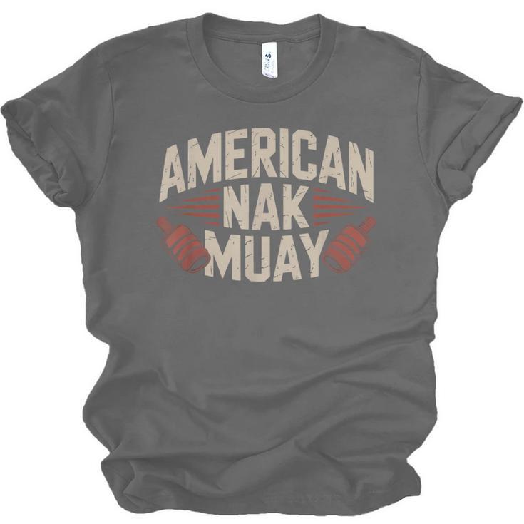 Muay Thai American Nak Fighter Identity Boxing Proud Sport Unisex Jersey T-Shirt, trending gift