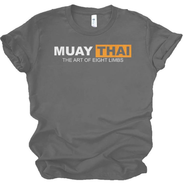 Muay Thai The Art Of Eight Limbs Kickboxing And MMA Fighter Unisex Jersey T-Shirt, trending gift