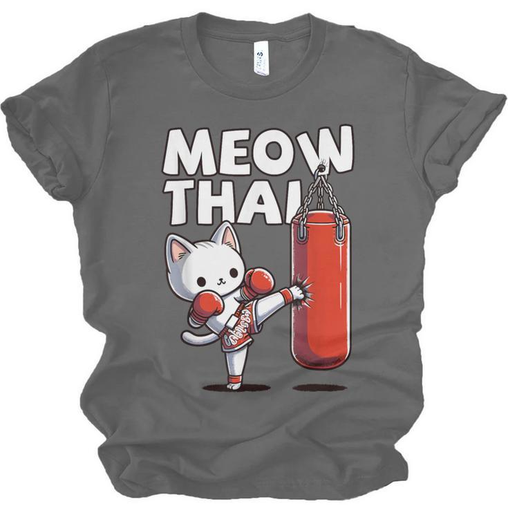 Muay Thai Cat Meow Thai Thai Boxing For Youth Muay Thai Unisex Jersey T-Shirt, trending gift Muay Thai Cat Meow Thai Thai Boxing For Youth Muay Thai Unisex Jersey T-Shirt, trending gift