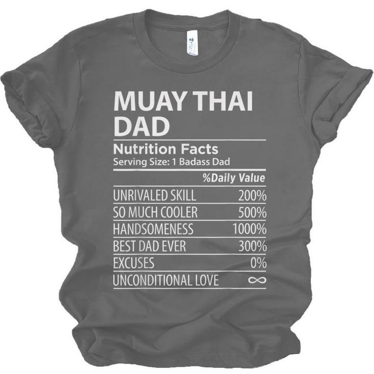 Muay Thai Dad Nutrition Facts Muay Thai Dad Unisex Jersey T-Shirt, trending gift