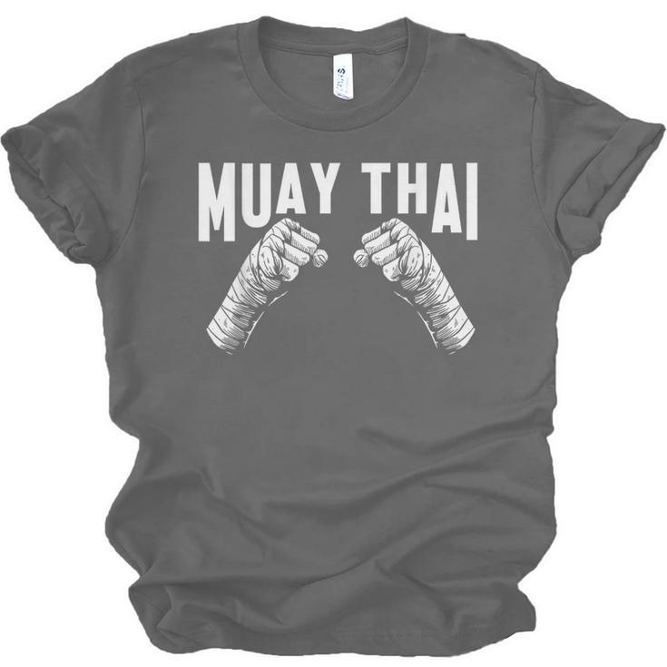 Muay Thai Fighter Fists MMA Club Martial Arts Fighting Coach Unisex Jersey T-Shirt, trending gift