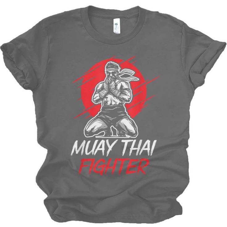 Muay Thai Fighter Martial Arts Boxing Hobby Unisex Jersey T-Shirt, trending gift