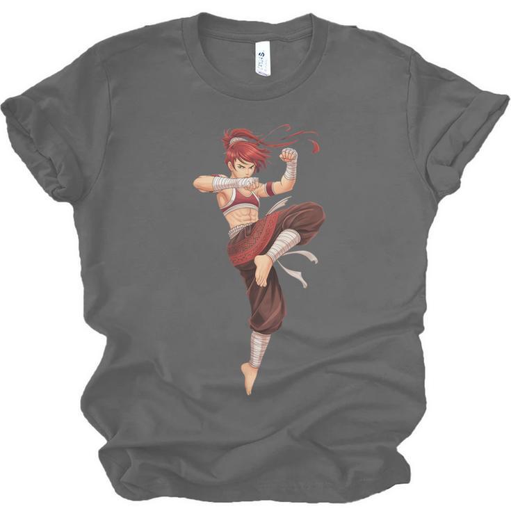 Muay Thai Girl Anime Japan Thaiboxer Kickboxing Muay Thai Unisex Jersey T-Shirt, trending gift Muay Thai Girl Anime Japan Thaiboxer Kickboxing Muay Thai Unisex Jersey T-Shirt, trending gift