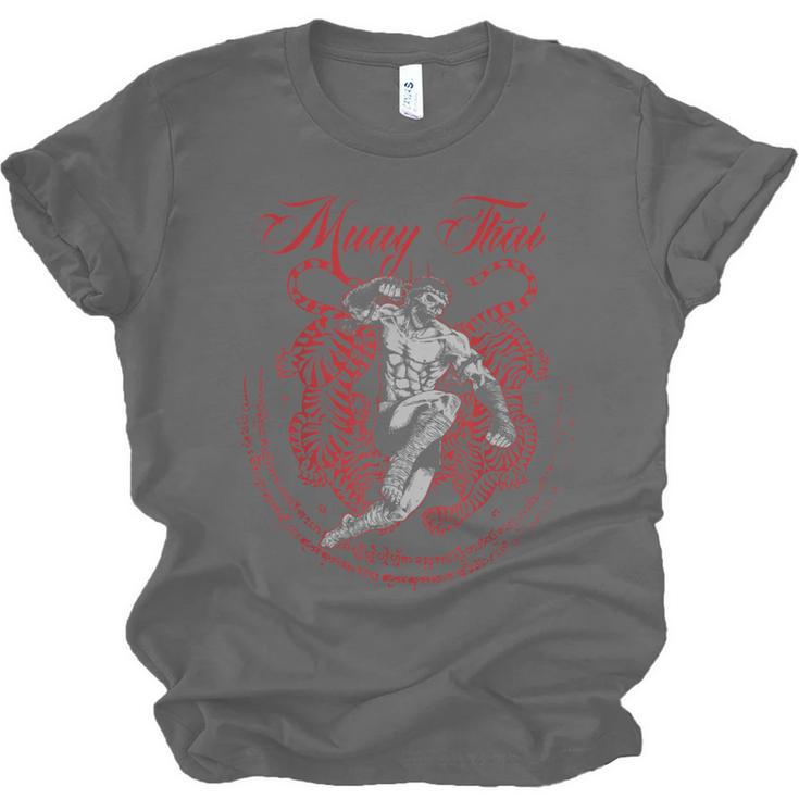 Muay Thai Kickboxing Martial Art Fighter Thai Boxing Unisex Jersey T-Shirt, trending gift