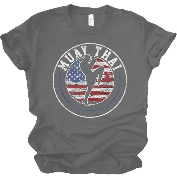 Muay Thai Kickboxing Vintage Unisex Jersey T-Shirt, trending gift