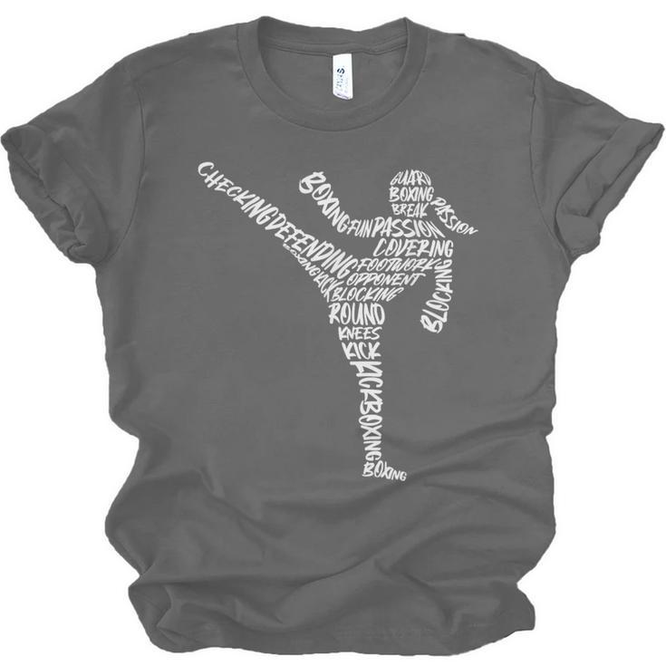 Muay Thai Martial Arts Typography Kickboxer Girls Kickboxing Unisex Jersey T-Shirt, trending gift Muay Thai Martial Arts Typography Kickboxer Girls Kickboxing Unisex Jersey T-Shirt, trending gift