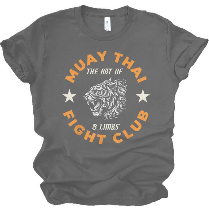 Muay Thai MMA Fight Tattoo Tiger Art Of 8 Limbs Kickboxing Unisex Jersey T-Shirt, trending gift