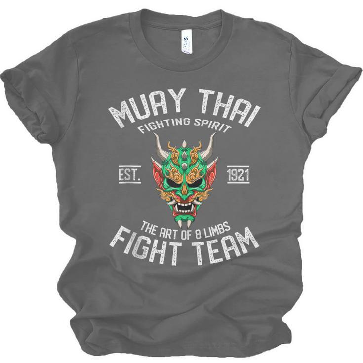Muay Thai Oni Fight Team Kickboxing Unisex Jersey T-Shirt, trending gift
