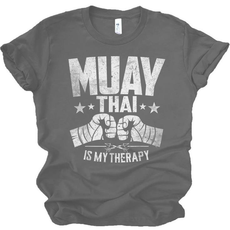 Muay Thai Is My Therapy Muay Thai Lovers Muay Thai Unisex Jersey T-Shirt, trending gift Muay Thai Is My Therapy Muay Thai Lovers Muay Thai Unisex Jersey T-Shirt, trending gift