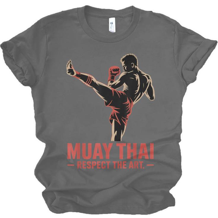 Muay Thai Respect The Art Martial Arts Kickboxing MMA Unisex Jersey T-Shirt, trending gift Muay Thai Respect The Art Martial Arts Kickboxing MMA Unisex Jersey T-Shirt, trending gift