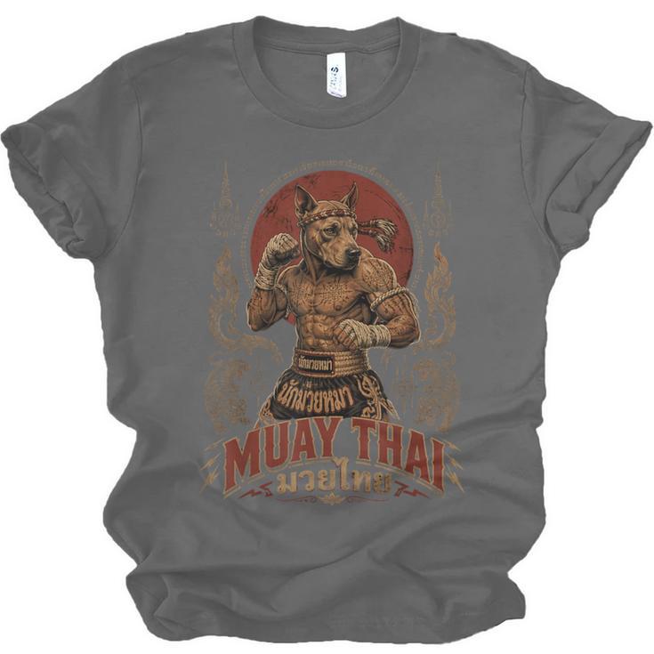 Muay Thai Roots Vintage Thai Boxing Fighter Thailand Dog Unisex Jersey T-Shirt, trending gift Muay Thai Roots Vintage Thai Boxing Fighter Thailand Dog Unisex Jersey T-Shirt, trending gift