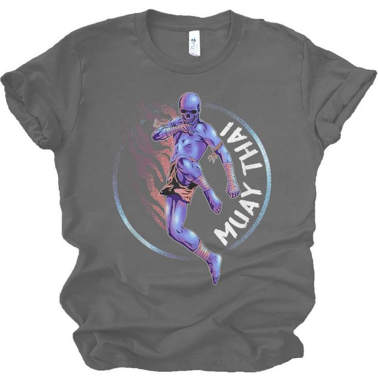 Muay Thai Skeleton Unisex Jersey T-Shirt, trending gift