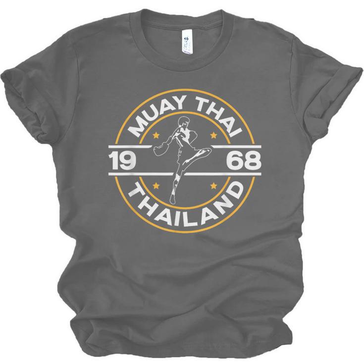 Muay Thai Thailand Fighter Fighting Combat 1969 Thai Boxing Unisex Jersey T-Shirt, trending gift