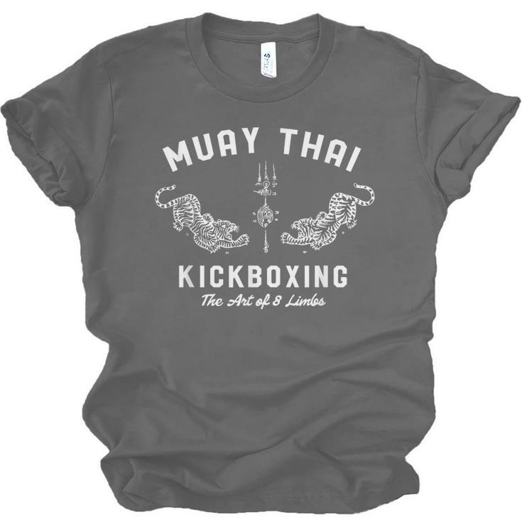 Muay Thai Twin Tigers MMA Warrior Fight Shirt Unisex Jersey T-Shirt, trending gift