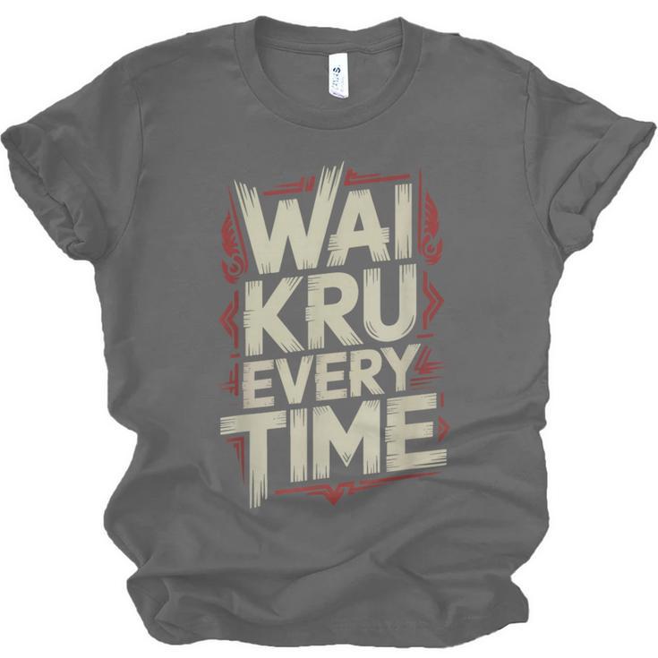 Muay Thai Wai Kru Respect Ritual Ceremony Fighter Identity Unisex Jersey T-Shirt, trending gift