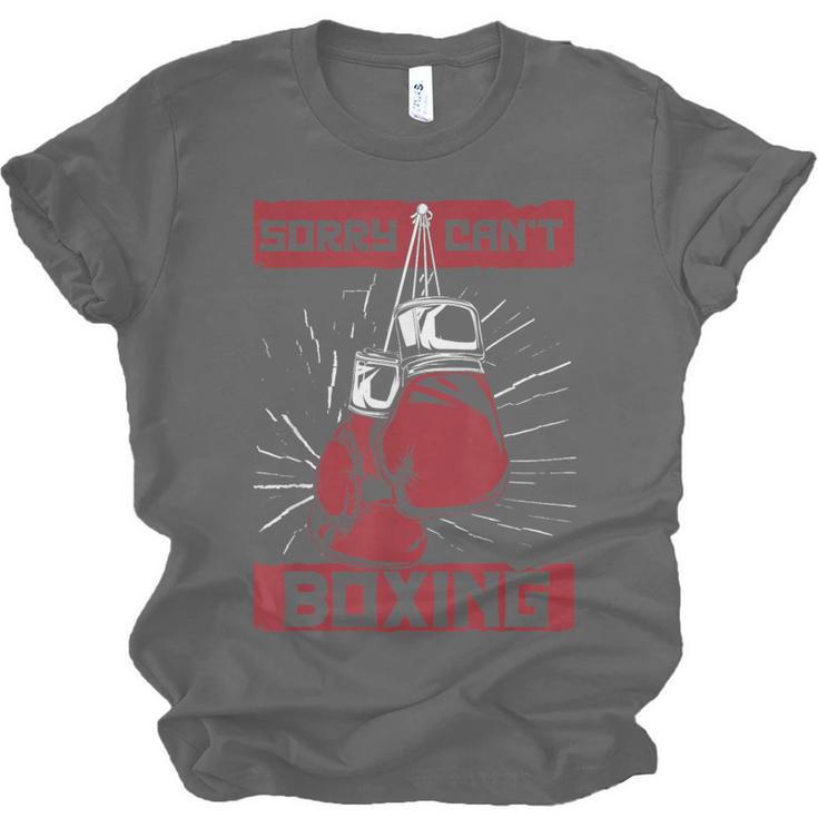 Sorry Can't Boxing Professional Boxer Muay Thai Boxing Unisex Jersey T-Shirt, trending gift