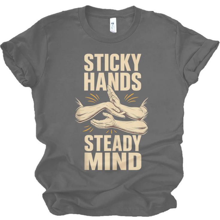 Sticky Hands Steady Mind Muay Thai Boxing Sleeveless Unisex Jersey T-Shirt, trending gift