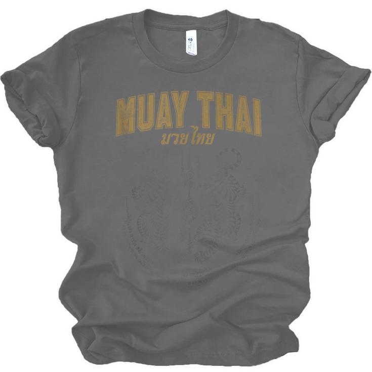 Twin Tiger Sak Yant Muay Thai Tank Top Unisex Jersey T-Shirt, trending gift