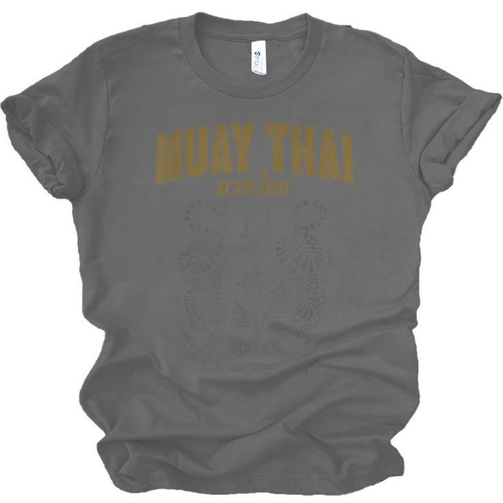 Twin Tiger Sak Yant Muay Thai Unisex Jersey T-Shirt, trending gift