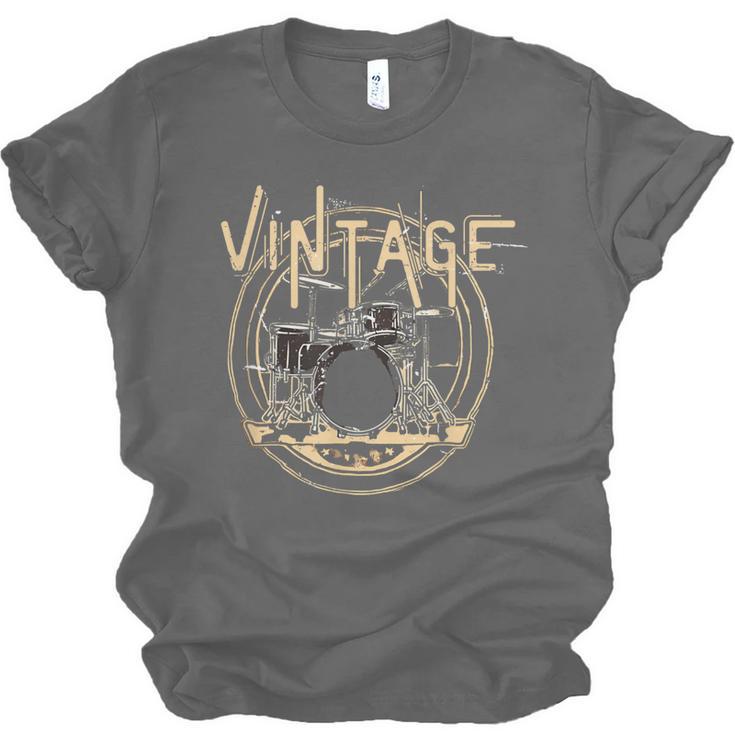 Vintage Drum Kit Unisex Jersey T-Shirt, trending gift