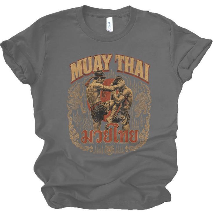 Vintage Muay Thai Thai Boxing Nak Muay Fighter Art Unisex Jersey T-Shirt, trending gift Vintage Muay Thai Thai Boxing Nak Muay Fighter Art Unisex Jersey T-Shirt, trending gift