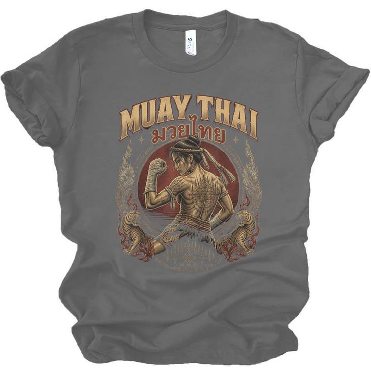 Vintage Muay Thai Flag Thailand Thai Boxing Fighter Unisex Jersey T-Shirt, trending gift