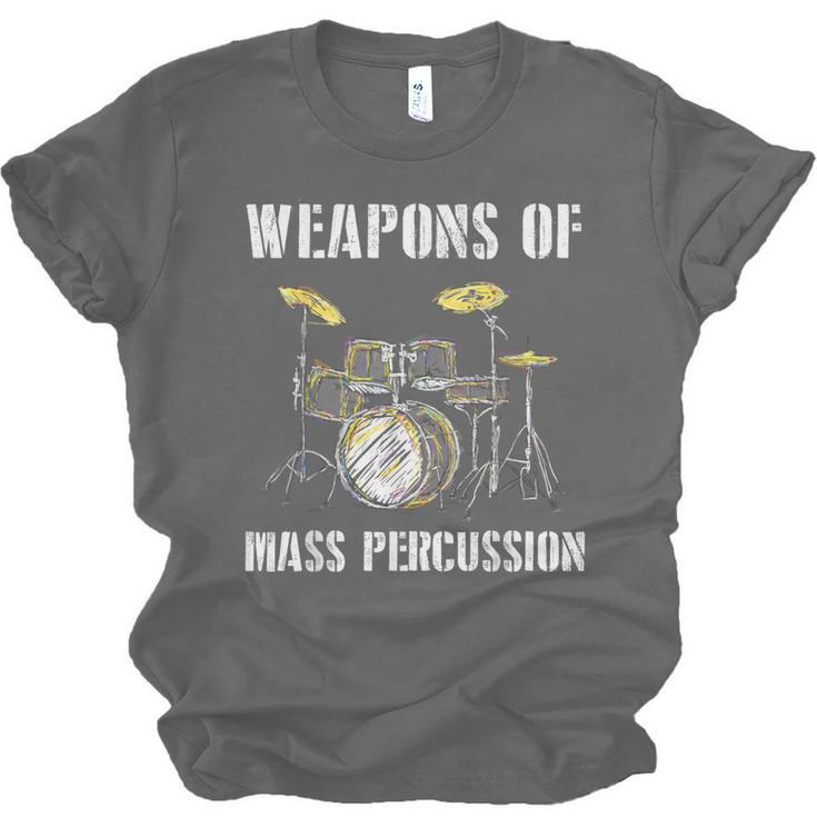 Weapons Of Mass Percussion Band Best Drummer Drum Kit Unisex Jersey T-Shirt, trending gift Weapons Of Mass Percussion Band Best Drummer Drum Kit Unisex Jersey T-Shirt, trending gift