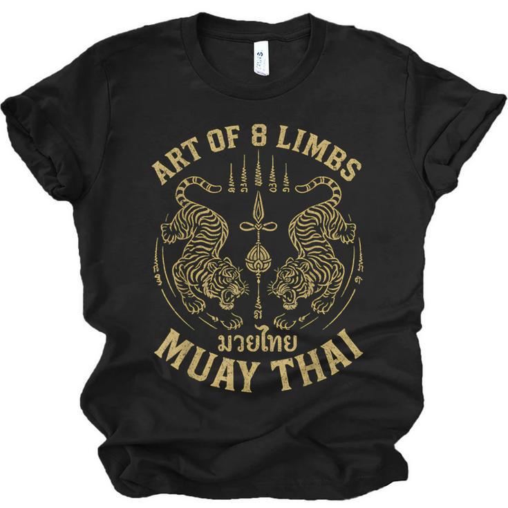 Art Of 8 Limbs MMA Tiger Muay Thai Fighter Muay Thai Unisex Jersey T-Shirt