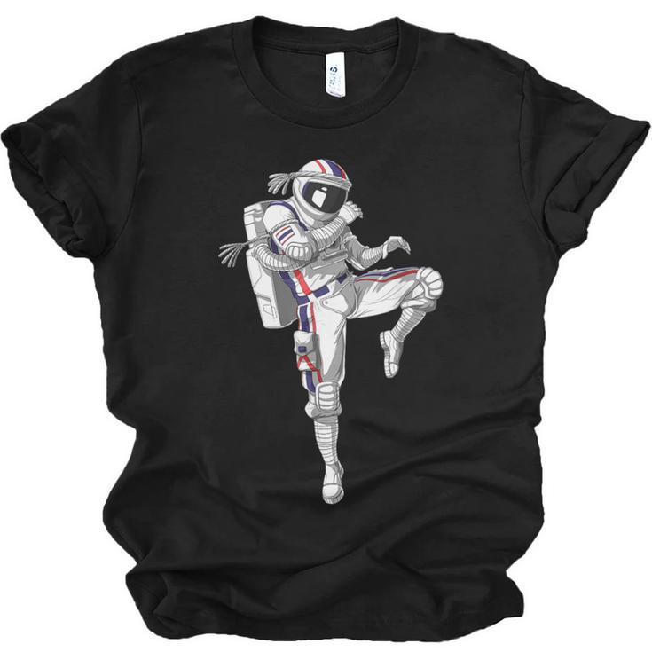 Astronaut Muay Thai Boxing Karate Kickboxing Martial Arts Unisex Jersey T-Shirt