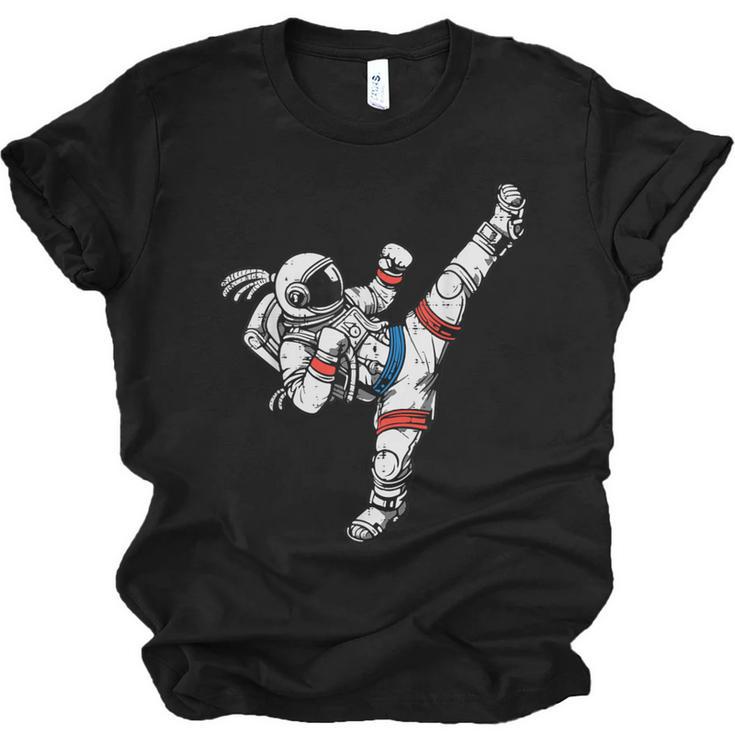 Astronaut Muay Thai Fighter Space Martial Arts Men Women Kid Unisex Jersey T-Shirt
