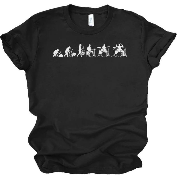 Drummer Evolution Drum Kit Unisex Jersey T-Shirt