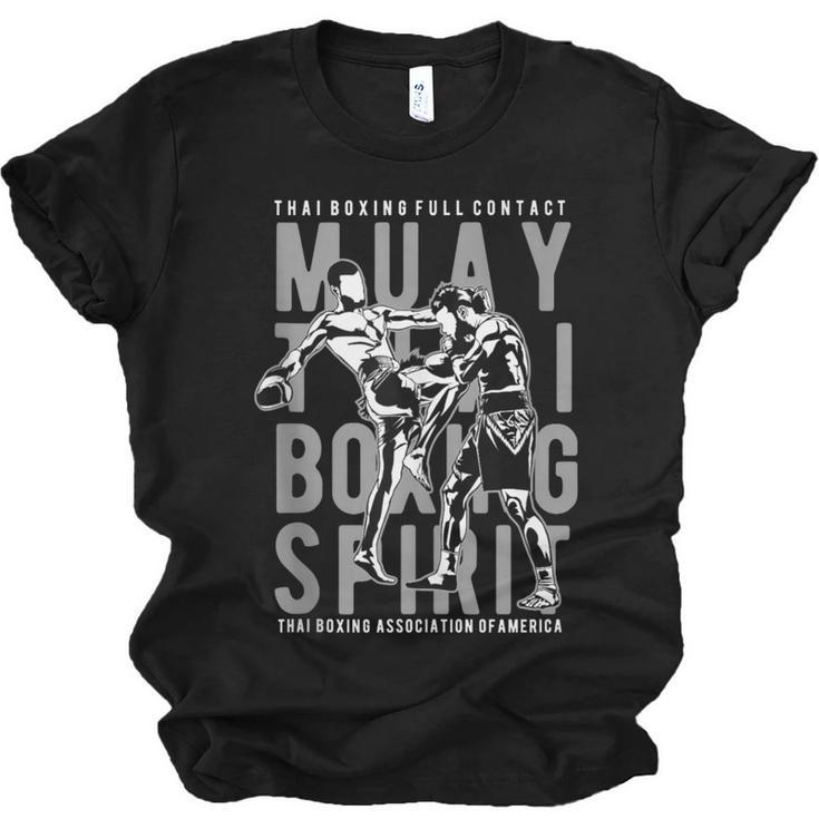 Full Contact Thai Boxing Association Of America Muay Thai Unisex Jersey T-Shirt