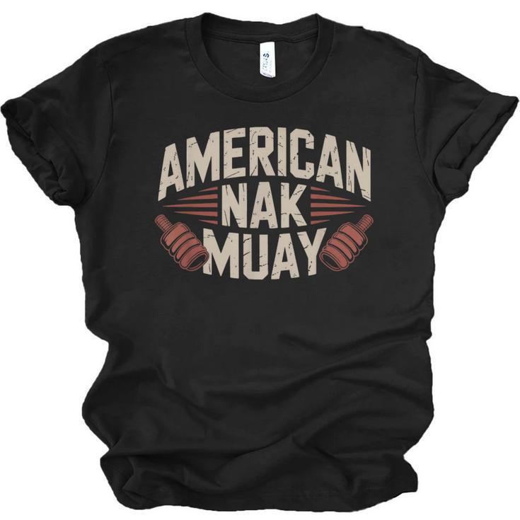 Muay Thai American Nak Fighter Identity Boxing Proud Sport Unisex Jersey T-Shirt
