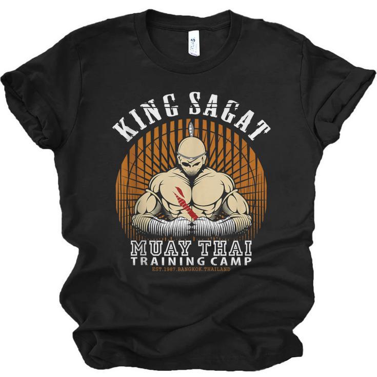 Muay Thai Boxing Training Gym Sagat Training Camp Unisex Jersey T-Shirt