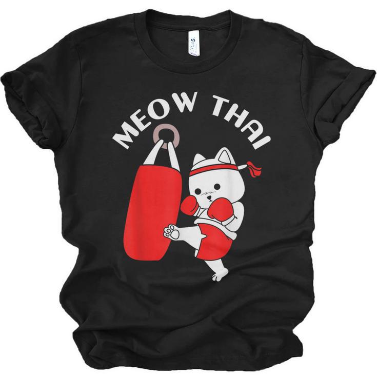 Muay Thai Cat Meow Thai Unisex Jersey T-Shirt