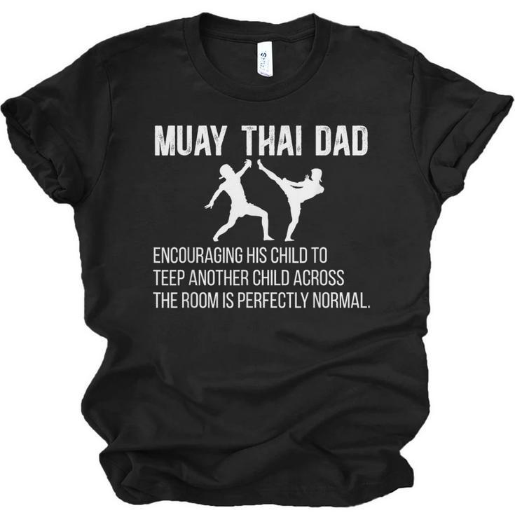 Muay Thai Dad Definition Muay Thai Father Unisex Jersey T-Shirt
