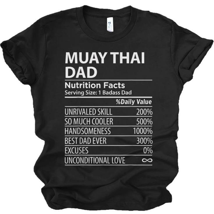 Muay Thai Dad Nutrition Facts  Muay Thai Dad Unisex Jersey T-Shirt