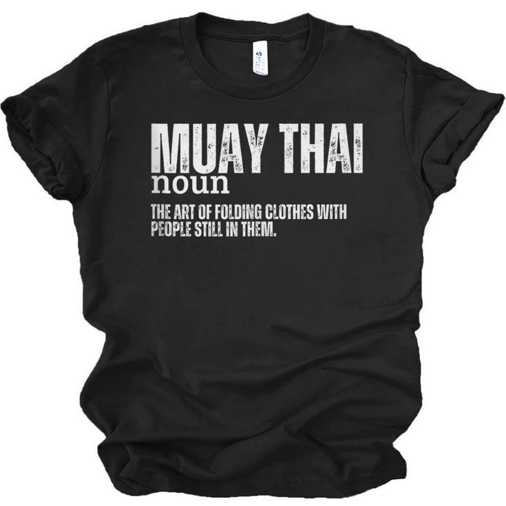 Muay Thai Definition Muay Thai Unisex Jersey T-Shirt